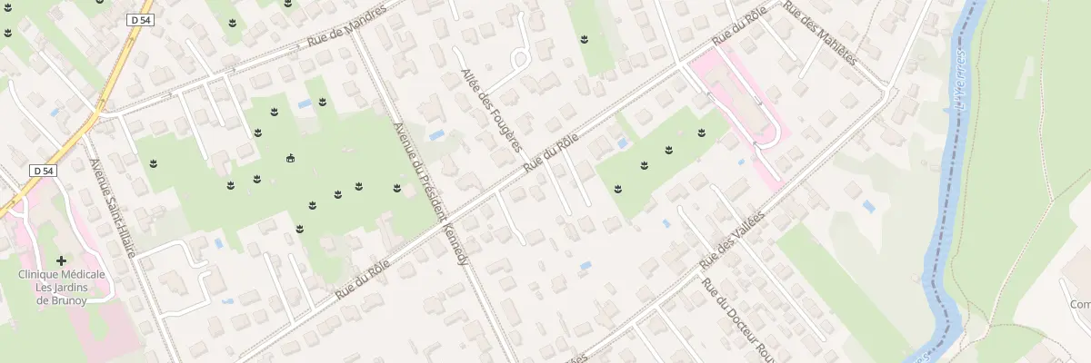 Plan du 64 Rue du Rôle à Brunoy