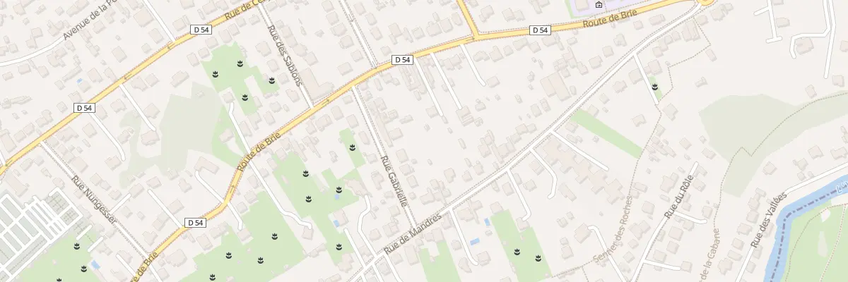 Plan du 55 Rue de Mandres à Brunoy