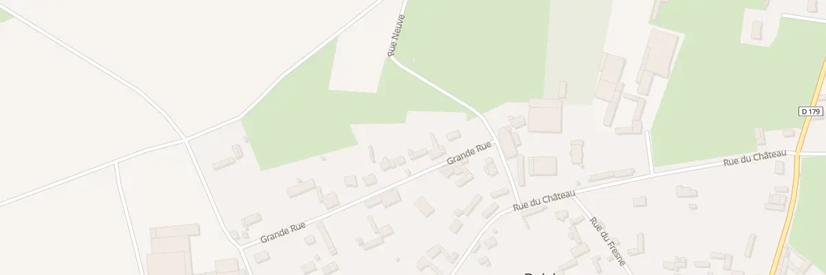 Plan du 5 Gr Grande Rue à Baizieux