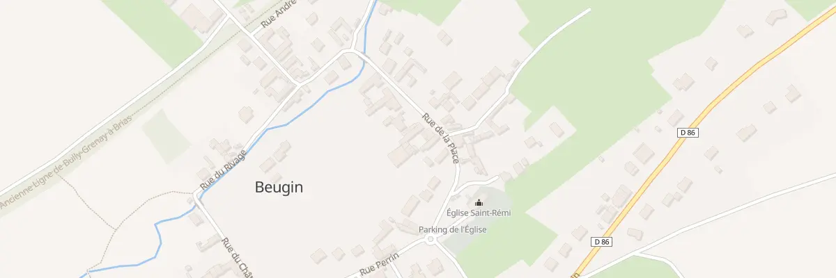 Plan du 11 Rue de la Place à Beugin