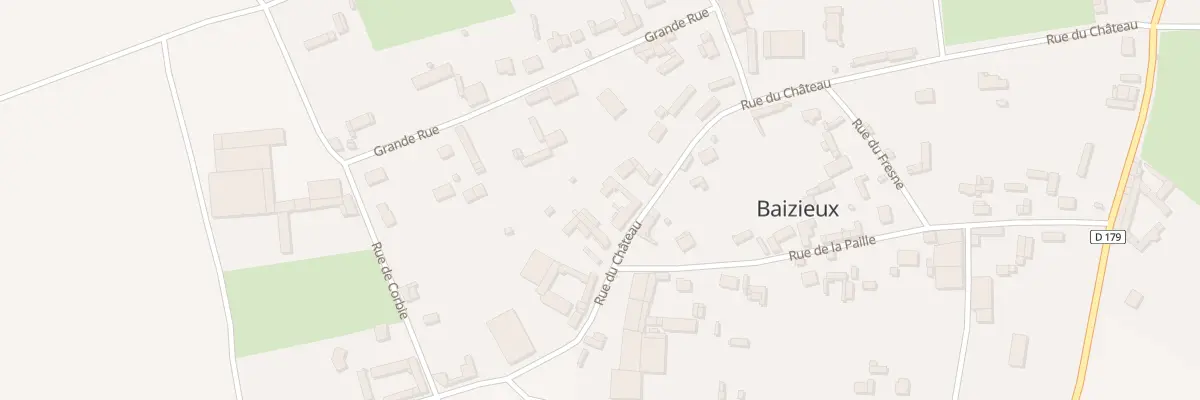 Plan du 5 Rue du Château à Baizieux