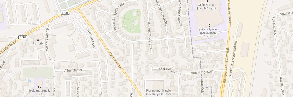Plan du 38 Rue Andre Malraux à Neuilly-Plaisance