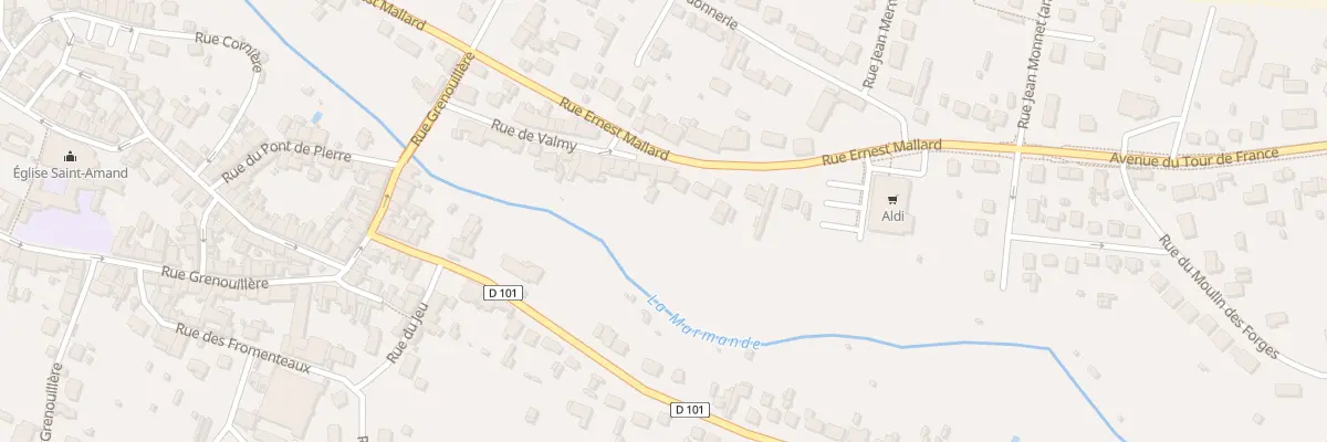 Plan du 68 Rue Ernest Mallard à Saint-Amand-Montrond