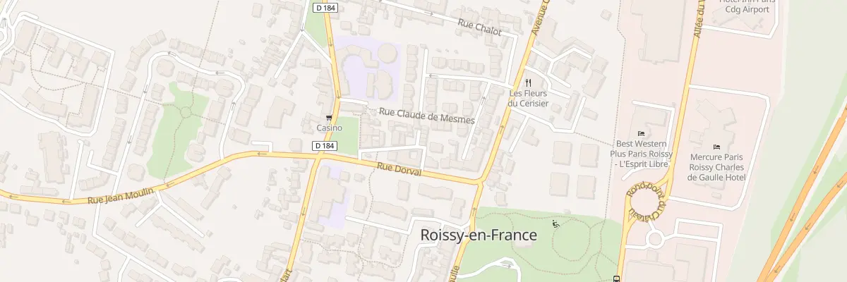 Plan du 4 Pas Poiret à Roissy-en-France