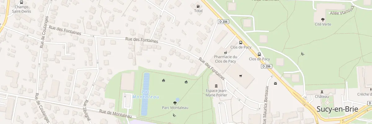 Plan du 5 Rue des Fontaines à Sucy-en-Brie