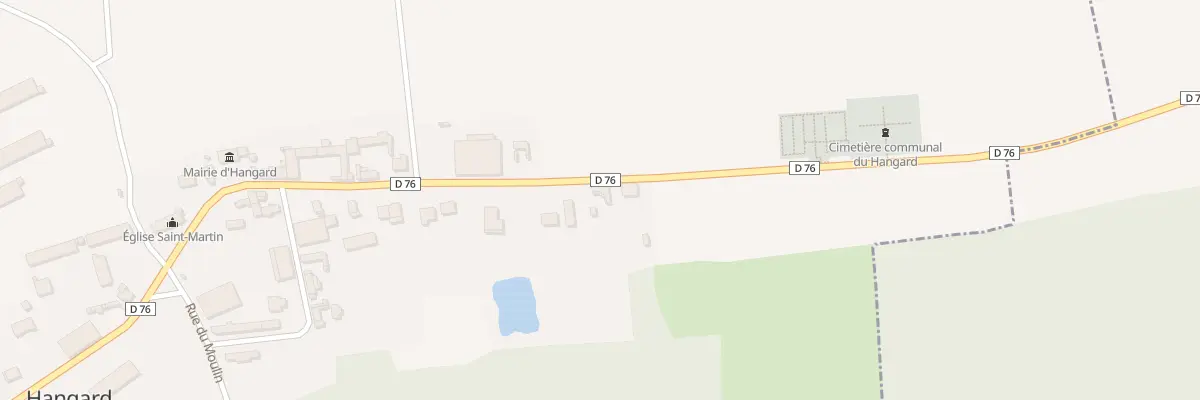 Plan du 22 Rue de Demuin à Hangard
