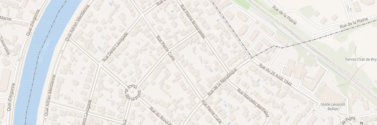 Plan du 33 Rue Pierre Curie à Bry-sur-Marne