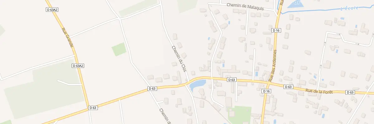Plan du 22 Rue de la Libération au Vaudoué
