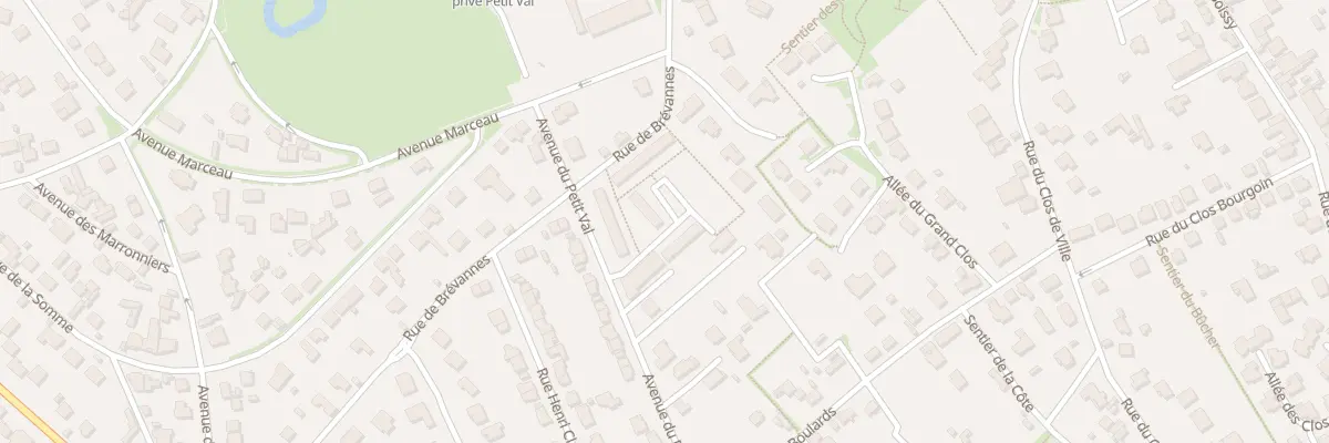 Plan du 38 Res du Petit Val à Sucy-en-Brie