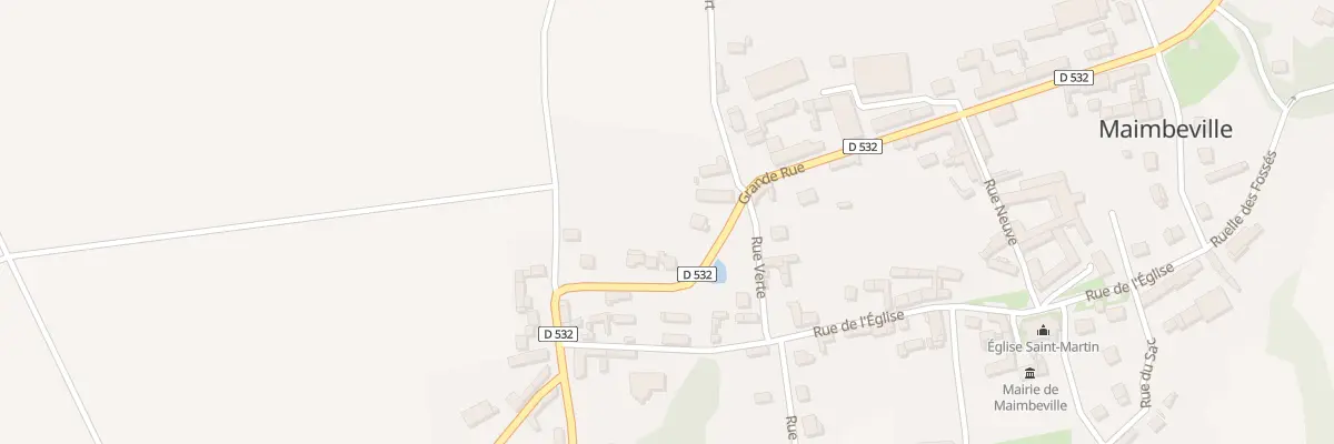 Plan du 15B Gr Grande Rue à Maimbeville