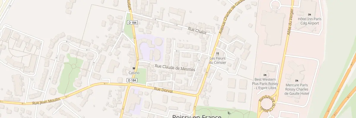 Plan du 13 Rue Claude de Mesmes à Roissy-en-France