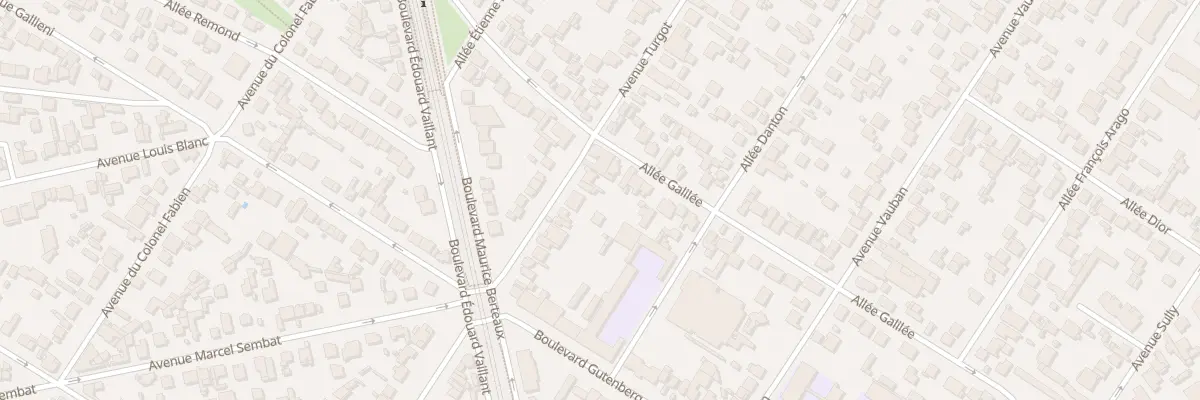 Plan du 20 Av Turgot à Livry-Gargan