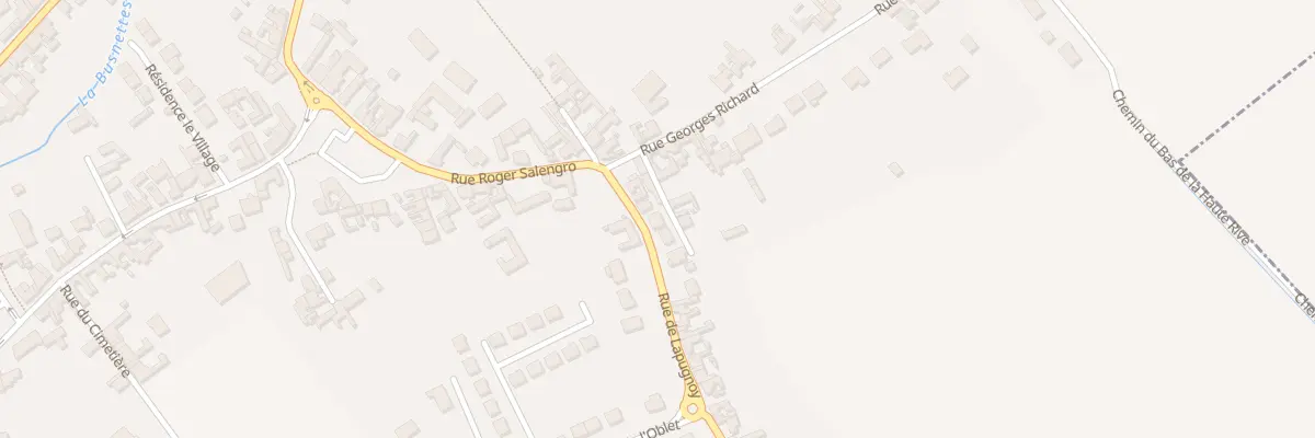 Plan du 7 Rue de Lapugnoy à Allouagne