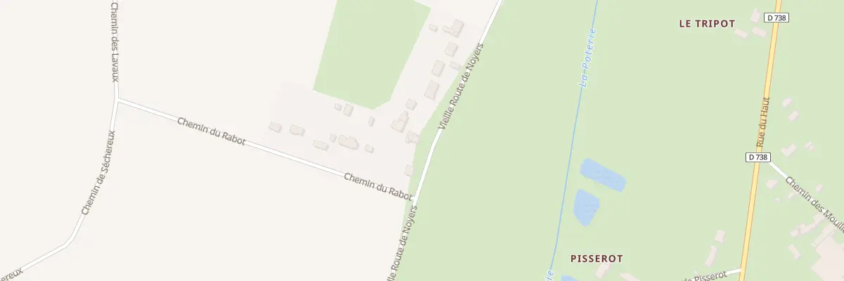 Plan du 107 Vieille Route de Noyers à Noyers