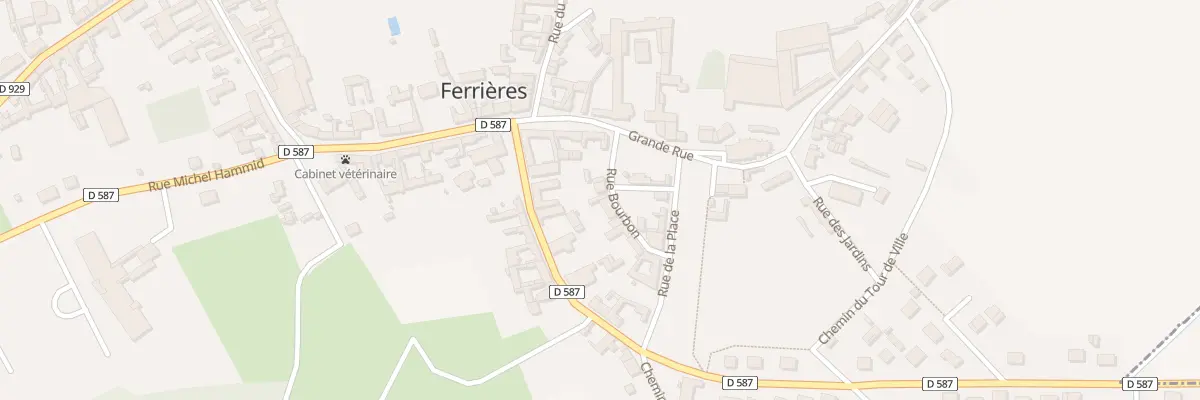 Plan du 6 Rue Bourbon à Ferrières