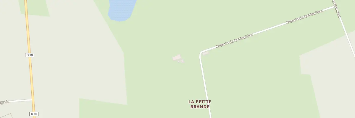 Plan du 351 La Petite Brande à Meillant