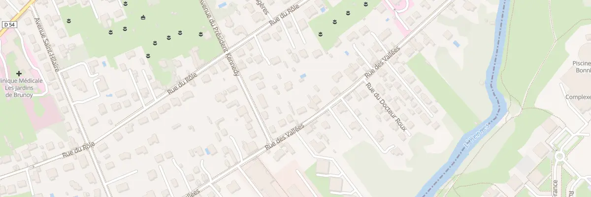 Plan du 59 Rue des Vallées à Brunoy