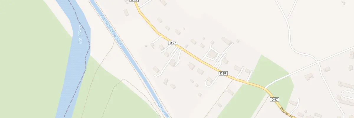 Plan du 505 Rte de St Amand à Drevant