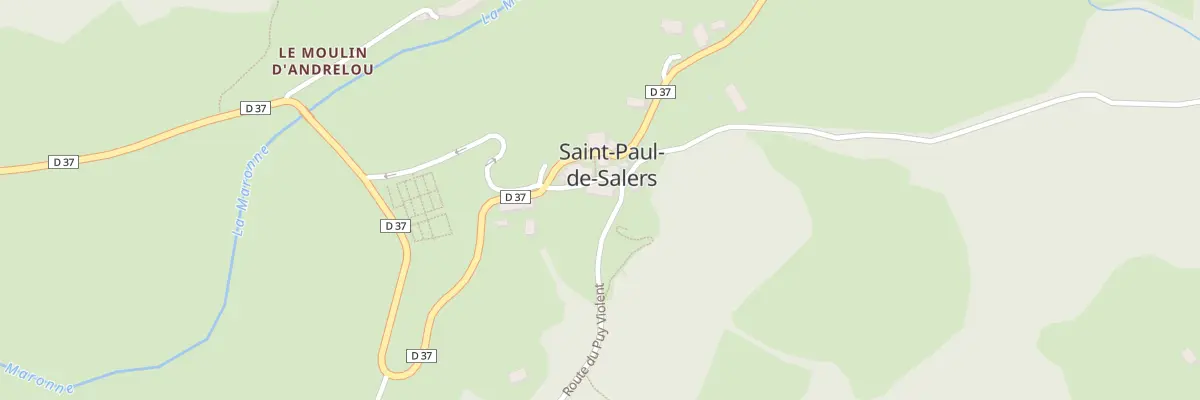 Plan du 5011 Le Bourg à Saint-Paul-de-Salers