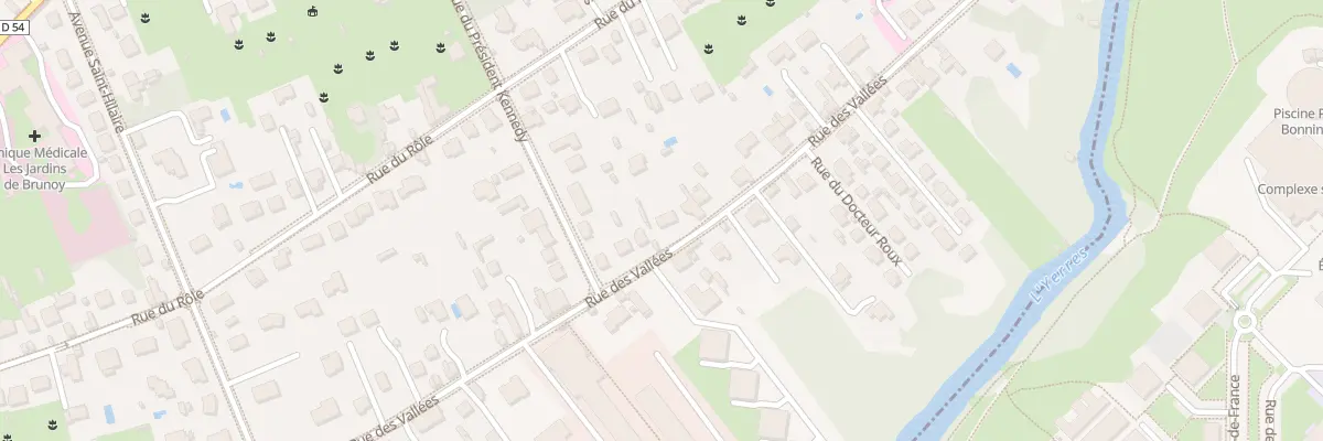 Plan du 59B Rue des Vallées à Brunoy