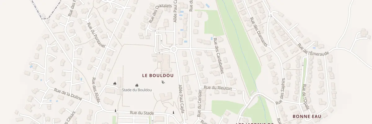 Plan du 15 Rue du Cerisier à Druelle Balsac
