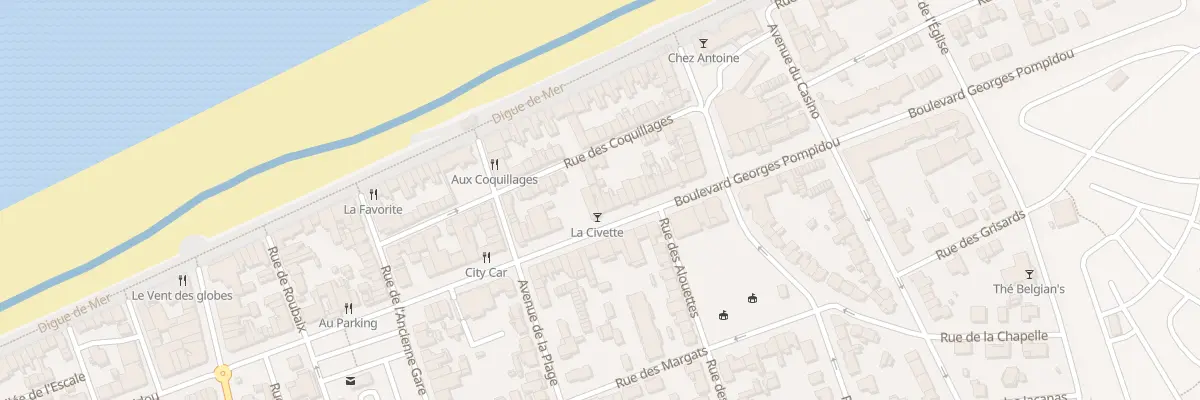 Plan du 753 Bd Georges Pompidou à Bray-Dunes