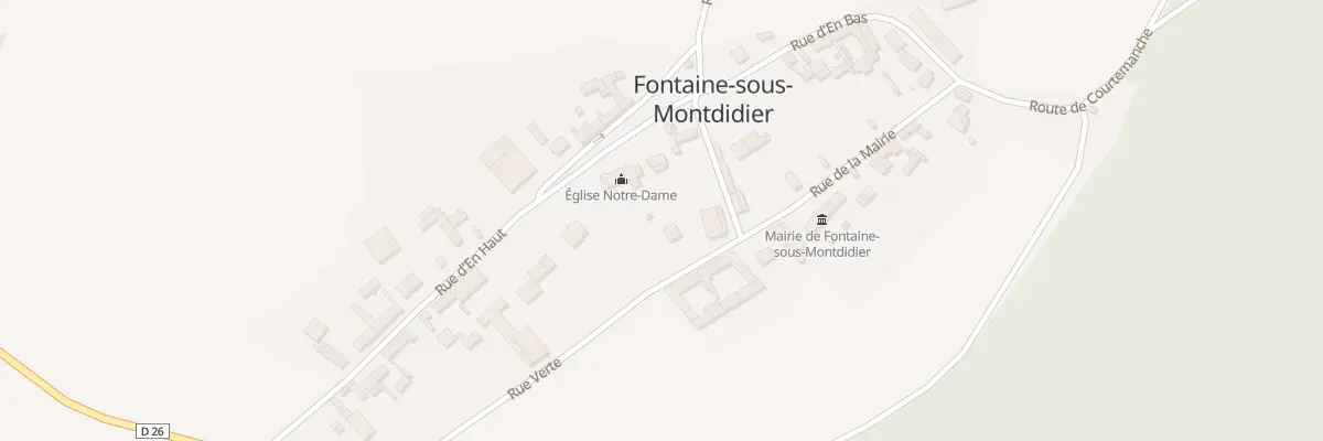 Plan du 60 Rue Verte à Fontaine-sous-Montdidier