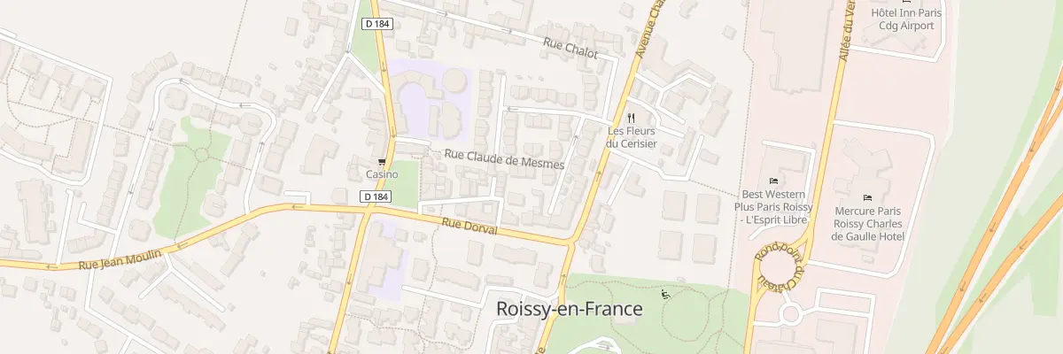 Plan du 46 Rue Claude de Mesmes à Roissy-en-France