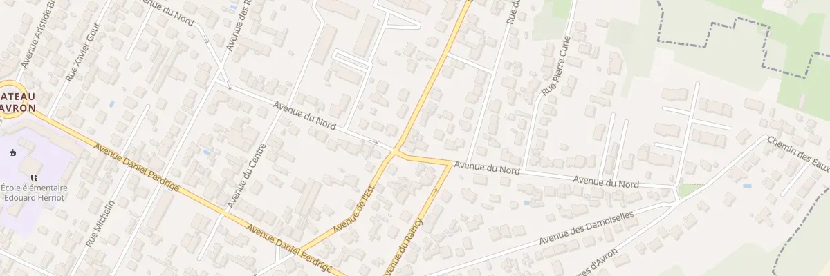 Plan du 2 Che des Processions à Neuilly-Plaisance