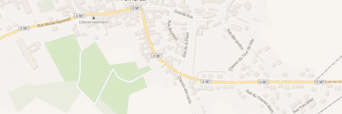 Plan du 9 Rue de la Croix à Ferrières