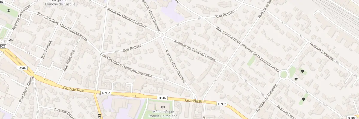 Plan du 25 Av Henri Dunant à Villemomble