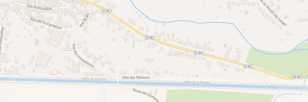 Plan du 30 Rue de la Ravoie à Saint-Amand-Montrond