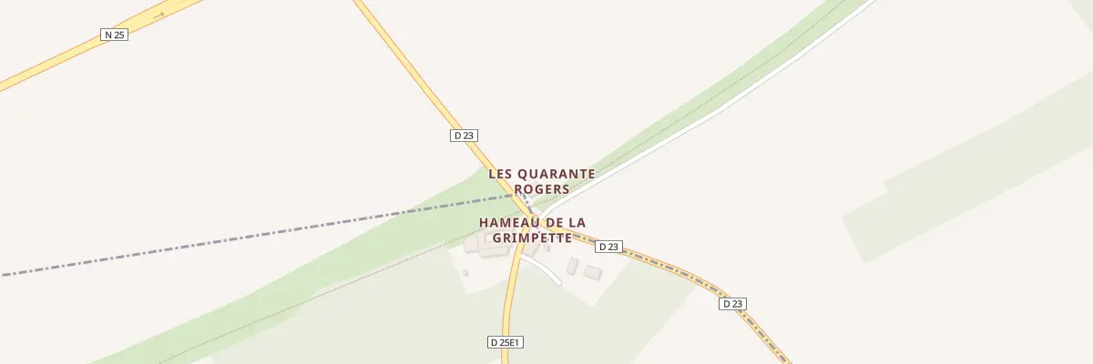 Plan du 4 La Grimpette à Saulty