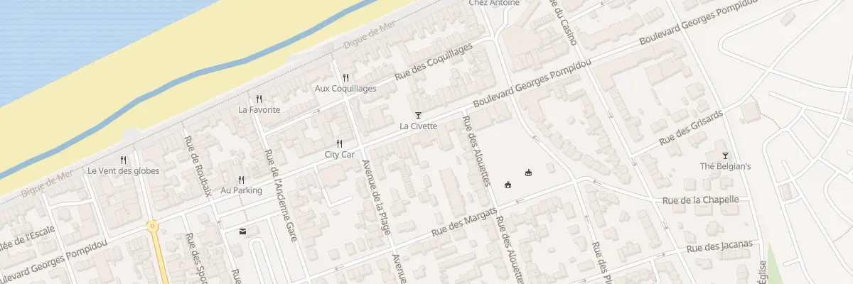 Plan du 742 Bd Georges Pompidou à Bray-Dunes