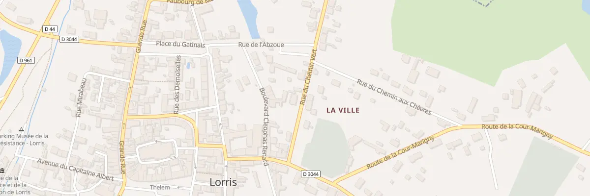 Plan du 7 Rue du Chemin Vert à Lorris