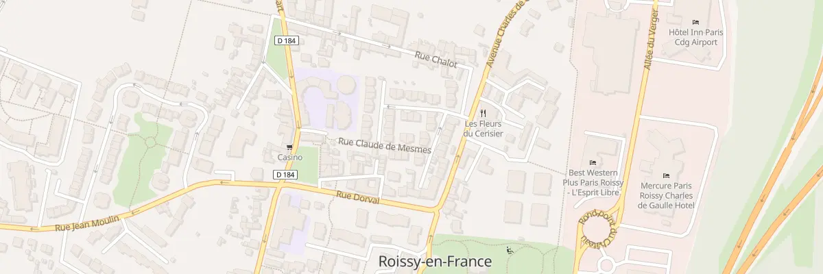 Plan du 21 Rue Claude de Mesmes à Roissy-en-France