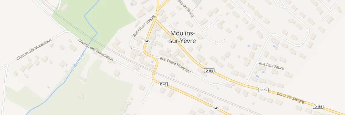 Plan du 9037F Rue Emile Tisserand à Moulins-sur-Yèvre