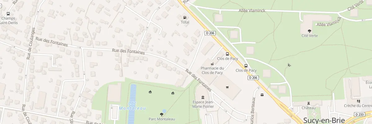 Plan du 8 Rue des Fontaines à Sucy-en-Brie