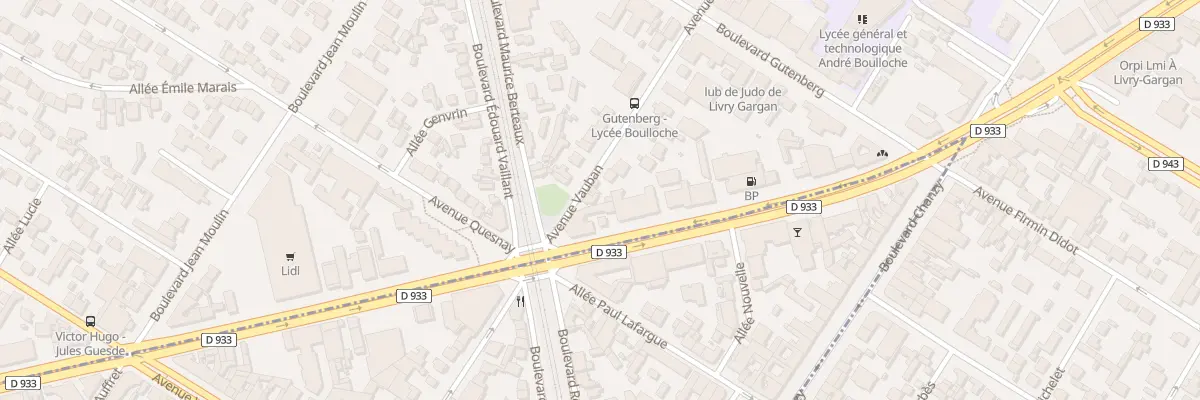 Plan du 6 Av Vauban à Livry-Gargan