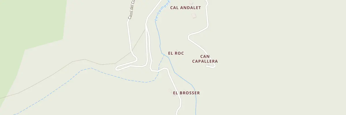 Plan du 78 Al Terre Roig à Lamanère
