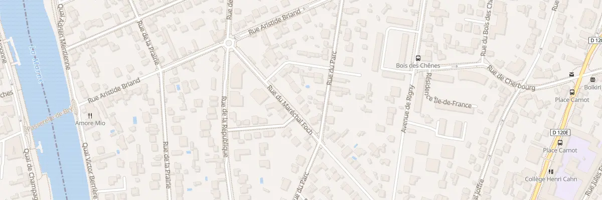 Plan du 38 Rue du Mal Foch à Bry-sur-Marne
