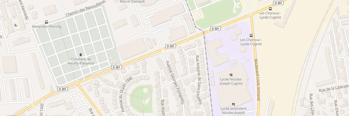 Plan du 5 Av Georges Pompidou à Neuilly-Plaisance