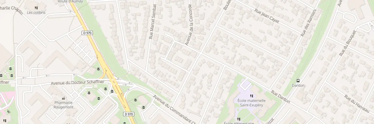Plan du 50B Bd Lucien Gelot à Sevran