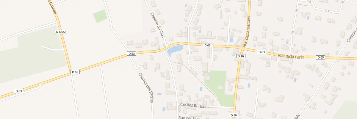 Plan du 1 Rue de l’Ermitage au Vaudoué