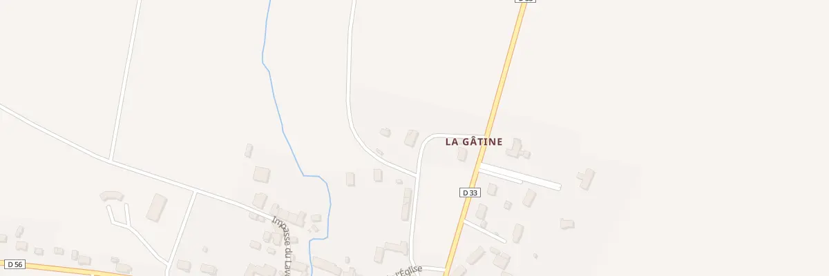 Plan du 11 Rue de la Gatine à Soulangis
