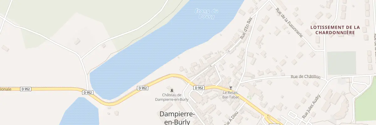 Plan du 34 Rue d’En Bas à Dampierre-en-Burly