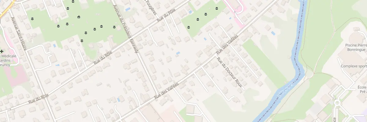 Plan du 63 Rue des Vallées à Brunoy