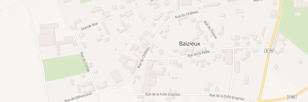 Plan du 4 Rue du Château à Baizieux