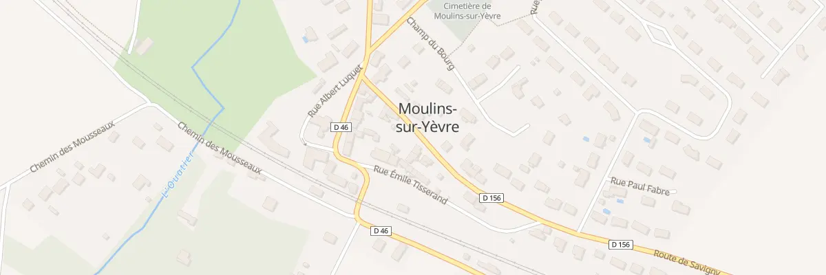 Plan du 6 Rte de Savigny à Moulins-sur-Yèvre