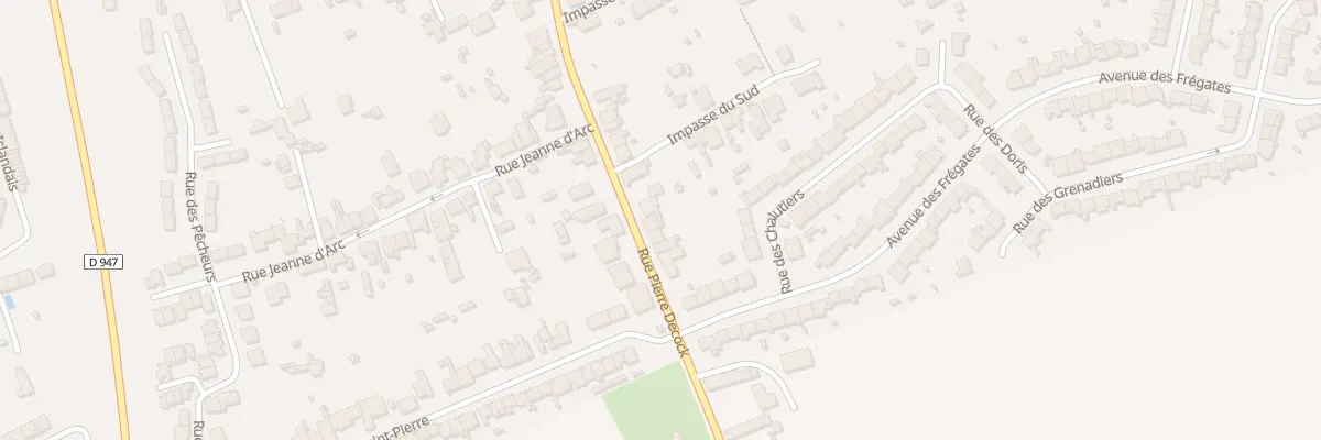 Plan du 37 Rue Pierre Decock à Bray-Dunes